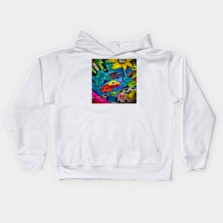 Frog #1b Kids Hoodie